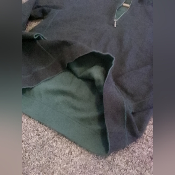 Tommy Bahama Reversible Gray/Green Zip Up - Picture 4 of 8